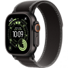 Apple Watch Ultra 3 49mm, Black Titanium, Trail Loop Black/Charcoal, M/L